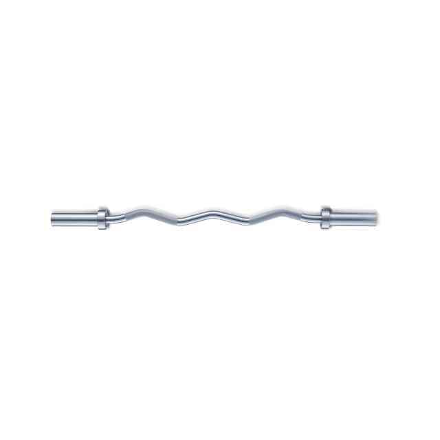 Ziva Olympic Chrome Ez Curl Bar 1.2M