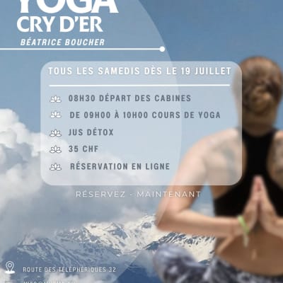 Crans-Montana Yoga at Cry d’Er photo
