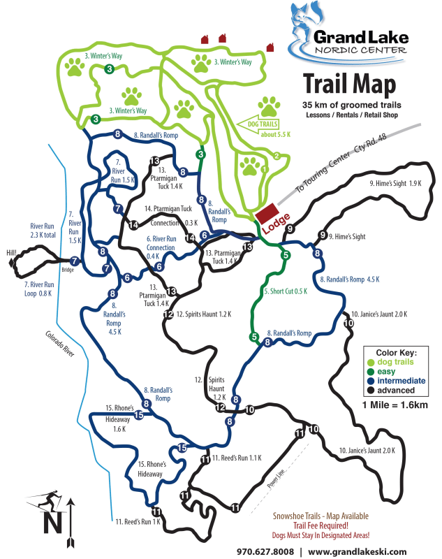 Grand Lake Trail Map 2615