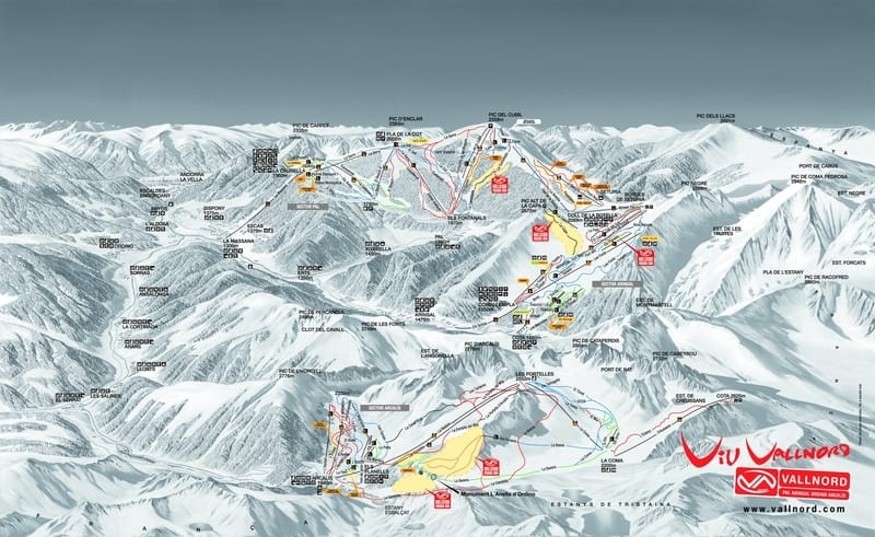 Pal-Arinsal Trail Map 1