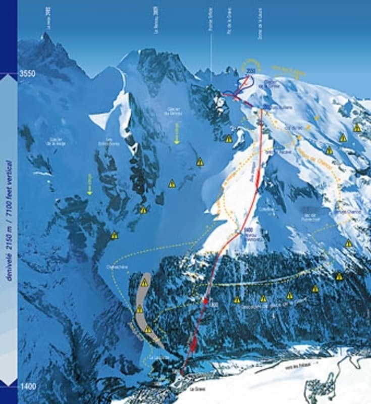 La Grave la Meije Trail Map 1