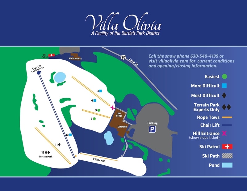 Villa Olivia Trail Map 1