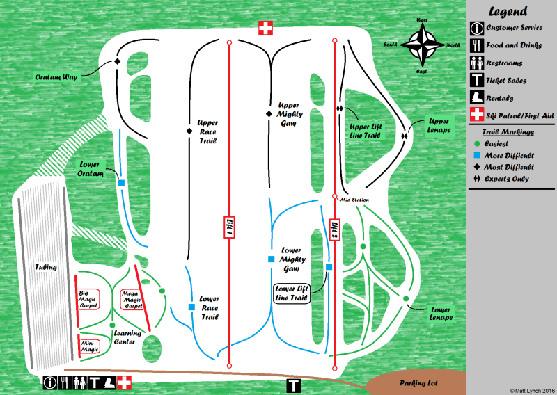Campgaw Mountain Trail Map 1