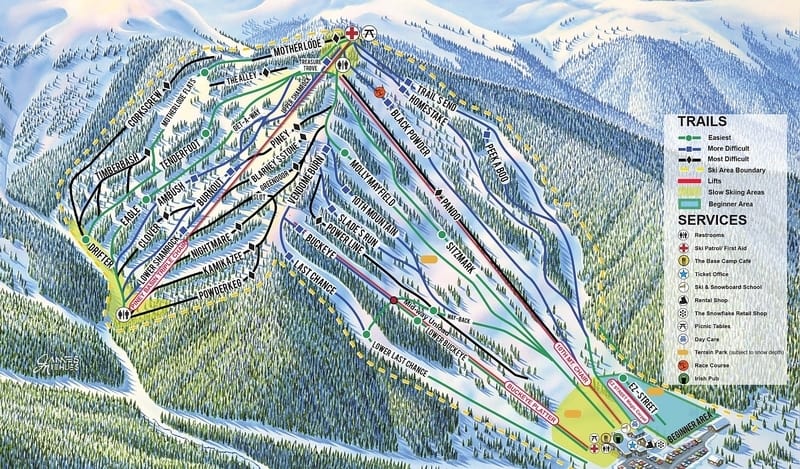 Ski Cooper Trail Map 1