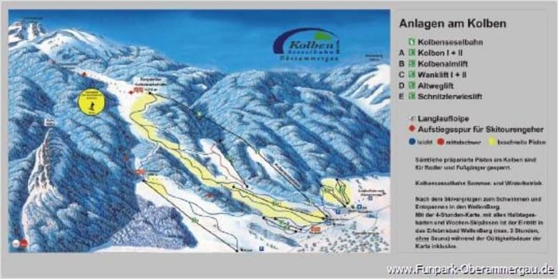 Oberammergau Trail Map 1