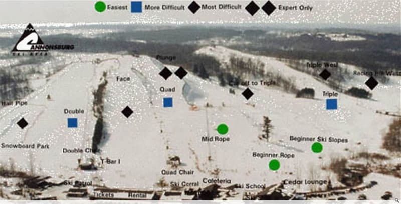 Cannonsburg Trail Map 1