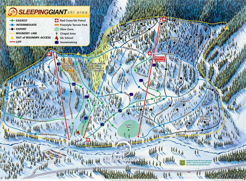 Sleeping Giant Trail Map  Liftopia