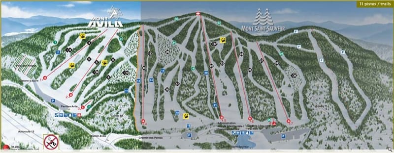 Mont Avila Trail Map 1