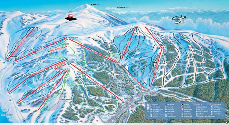 Falls Creek Trail Map 1