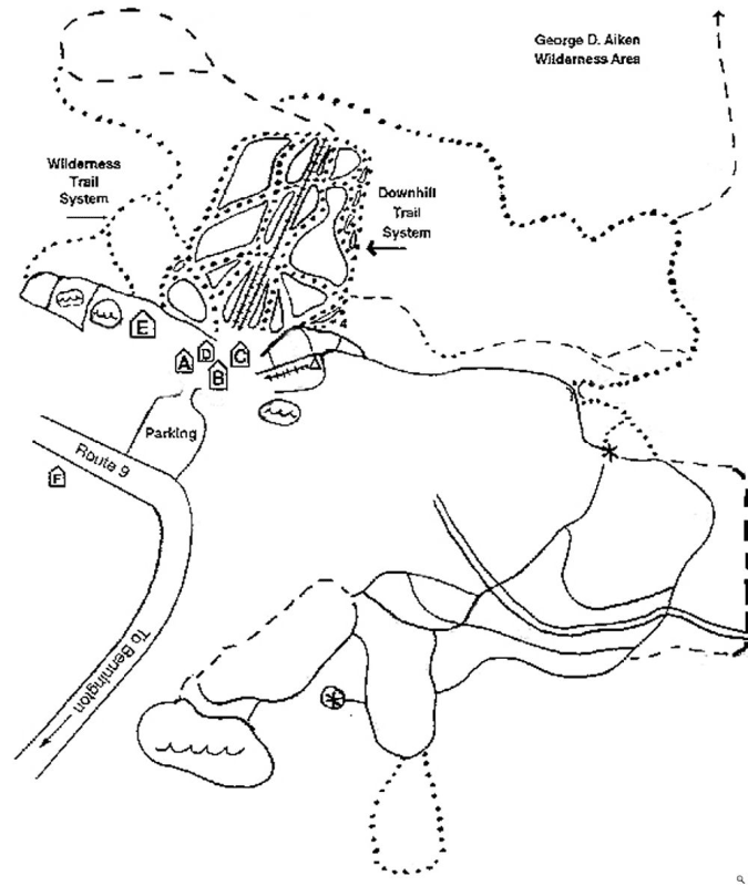Prospect Mountain XC Trail Map 1