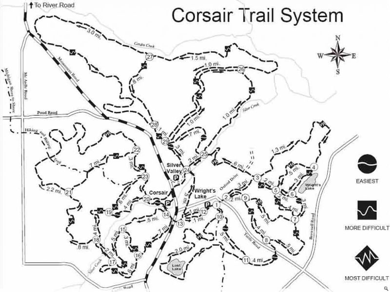 Corsair XC Trail Map 1
