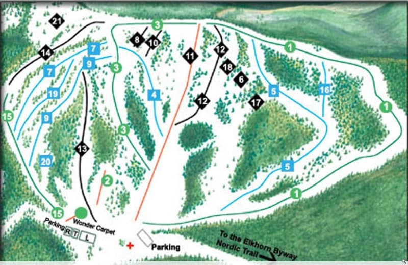 Anthony Lakes Trail Map 1