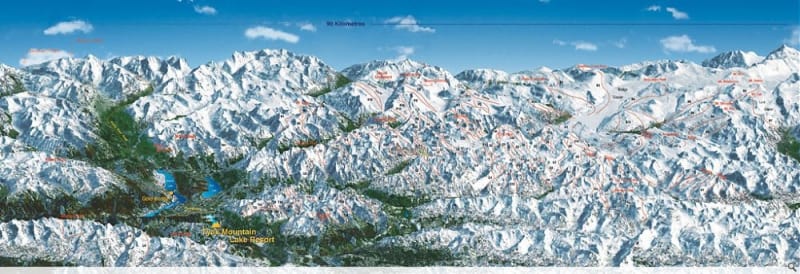 TLH Heliskiing Trail Map 1