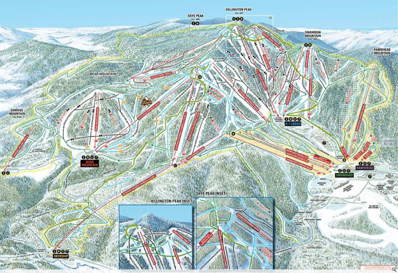 Killington Trail Map Liftopia