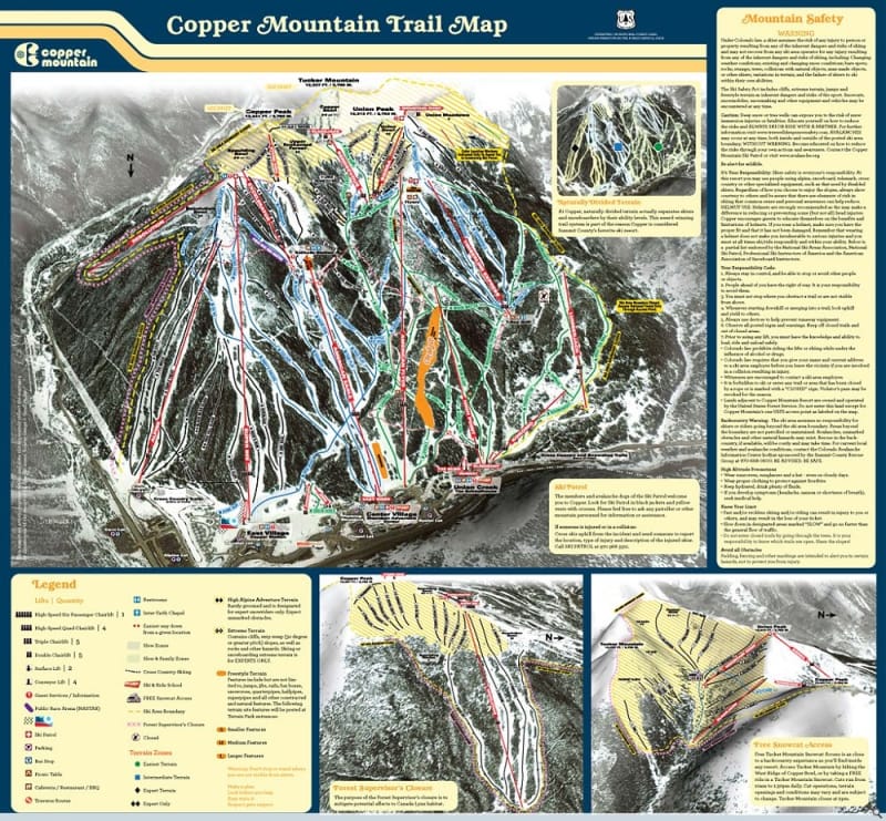 Copper Mountain Trail Map Liftopia