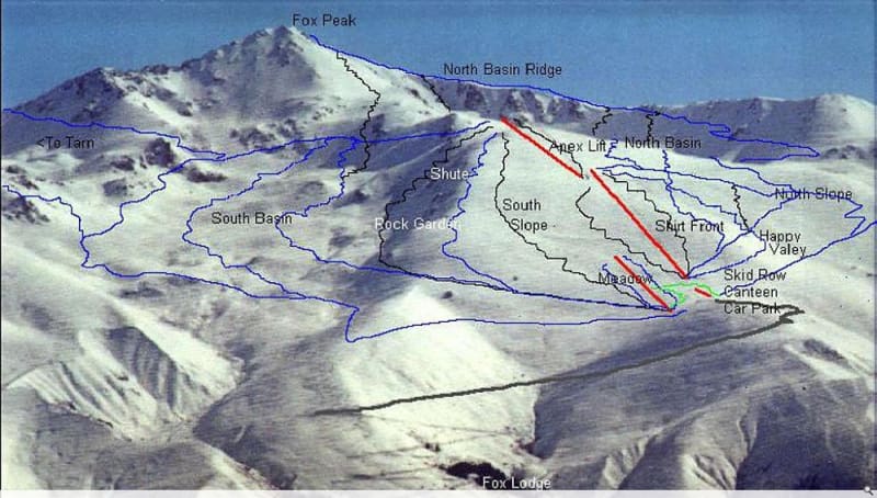 Fox Peak Trail Map 1