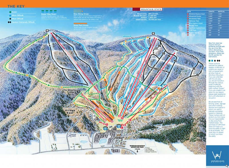 Windham Mountain Trail Map Liftopia