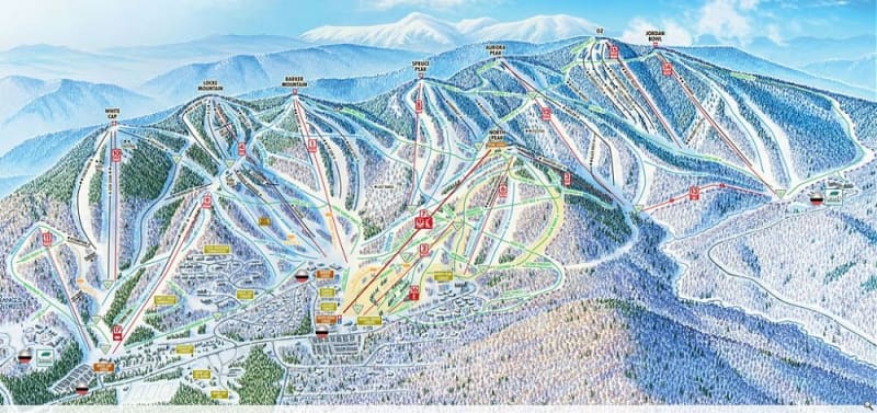 Sunday River Trail Map 1