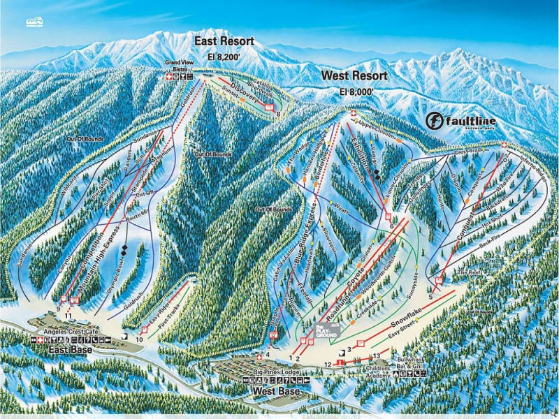 Mountain High Trail Map 1