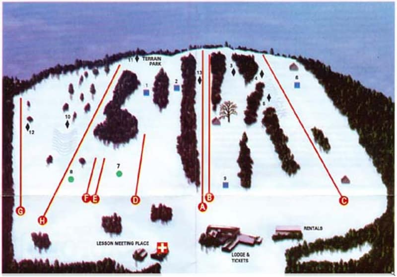 Bradford Trail Map 1