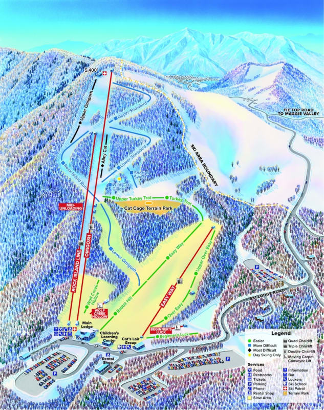 Cataloochee Trail Map 1
