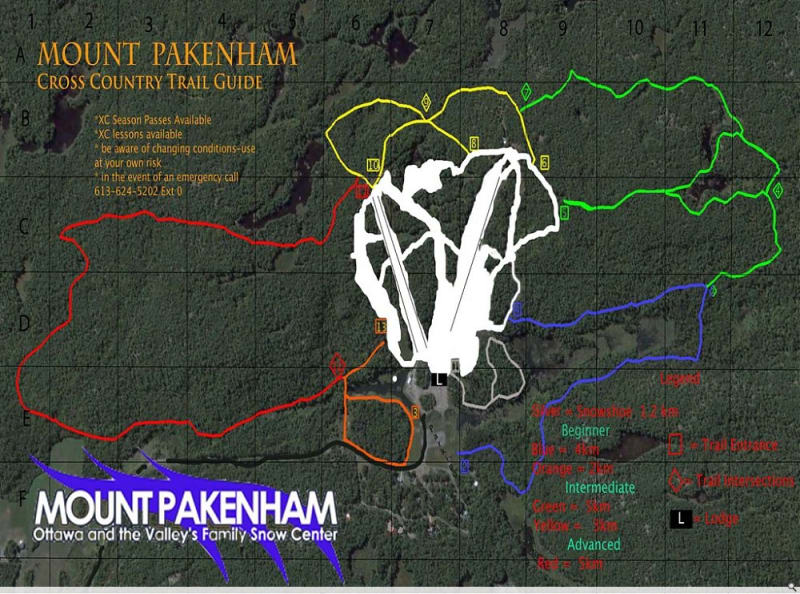 Mt Pakenham XC Trail Map 1