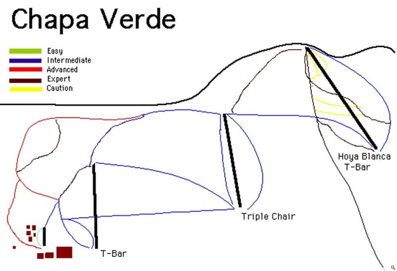 Chapa Verde Trail Map 1