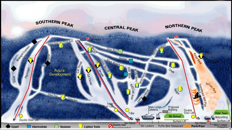 Labrador Mountain Trail Map 1