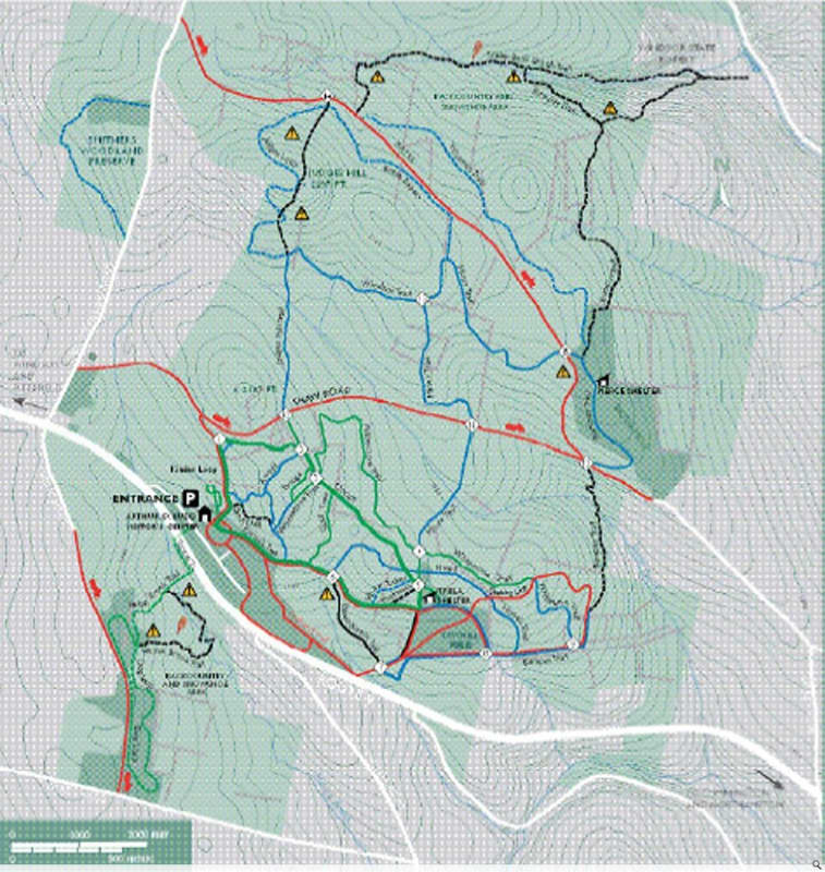 Notchview Reservation XC Trail Map 1