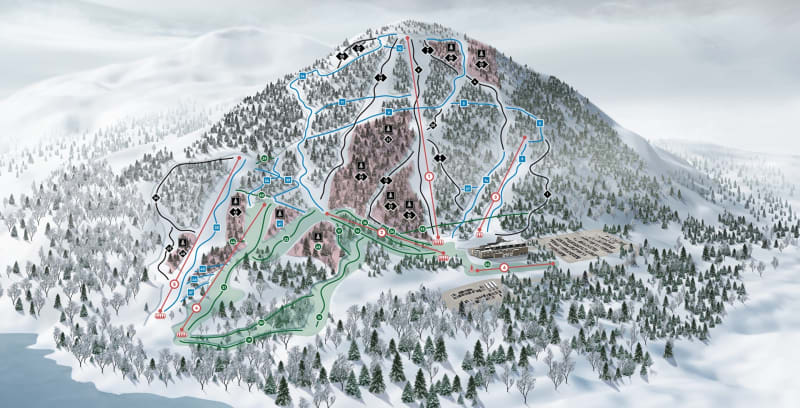 Owl's Head trail map