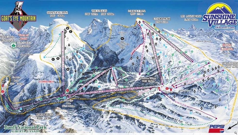 Blackjack Ski Resort Trail Map