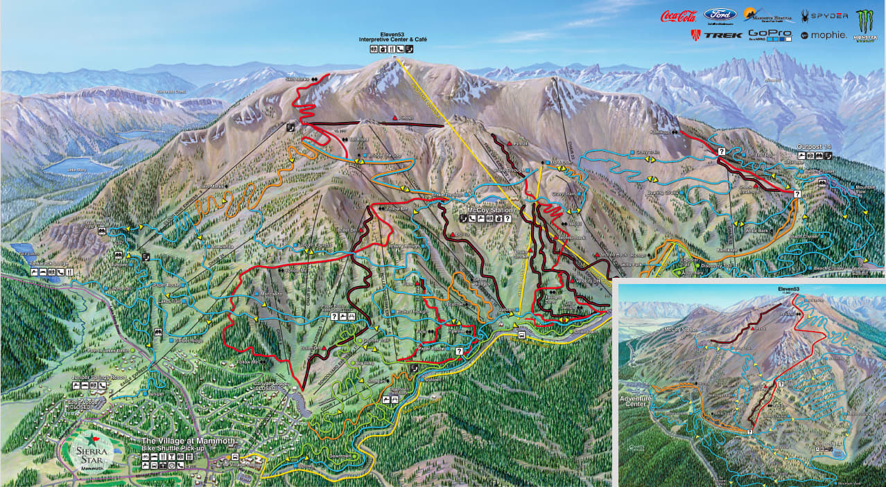 28 Trail Map Mammoth Mountain Online Map Around The World