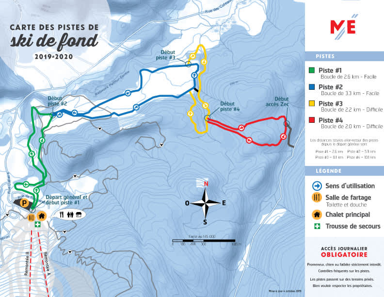 Mont Edouard Mont Edouard Daily Access To Individual Cross Country Skiing Liftopia