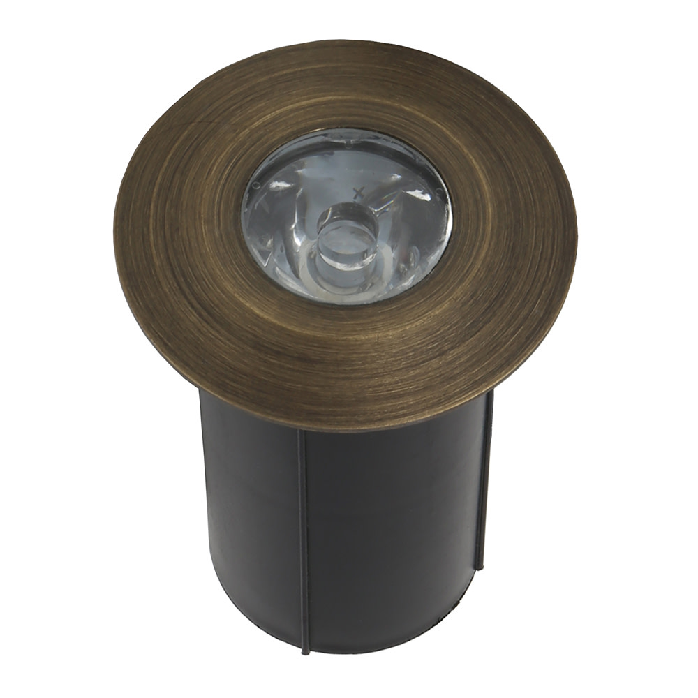 Integrated LED In Ground Well Light For Low Voltage Landscape Lighting