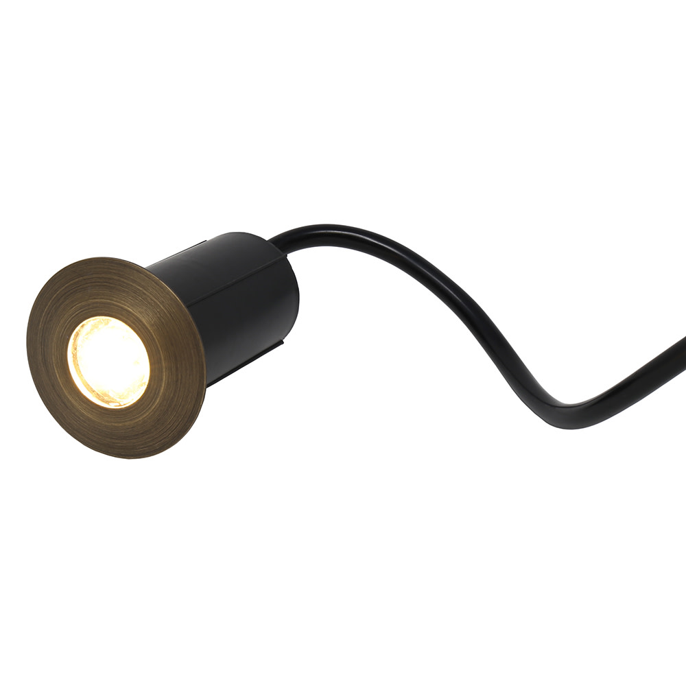 Integrated LED In Ground Well Light For Low Voltage Landscape Lighting