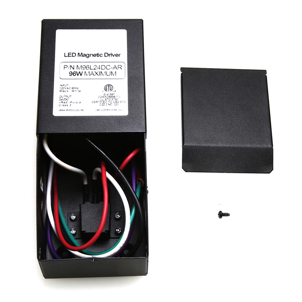 96 Watt Dimmable Transformer 24vdc For Led Under Lighting