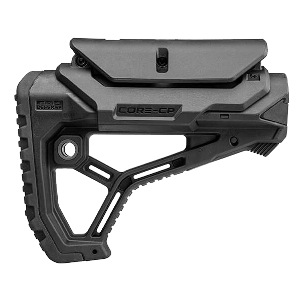 Picture of FAB DEFENSE GL CORE COLLAPSIBLE AR15 BUTTSTOCK WITH CHEEK RISER
