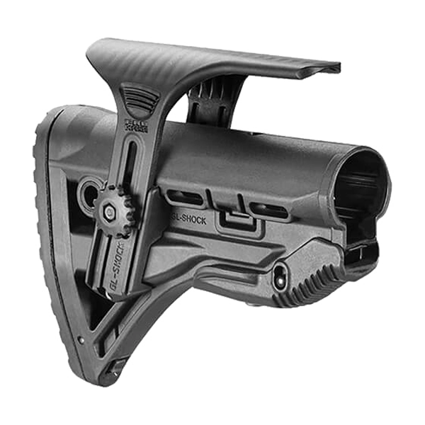 Picture of FAB DEFENSE GL SHOCK COLLAPSIBLE BUTT STOCK WITH CHEEK RISER AR15