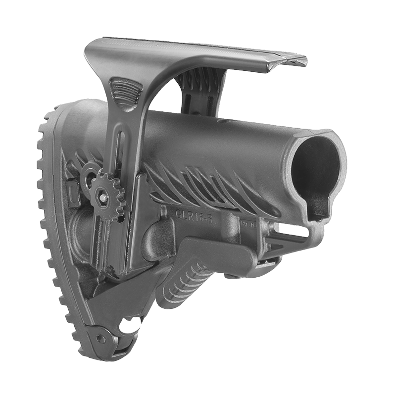 Picture of FAB DEFENSE GLR16 COLLAPSIBLE BUTT STOCK WITH CHEEK RISER