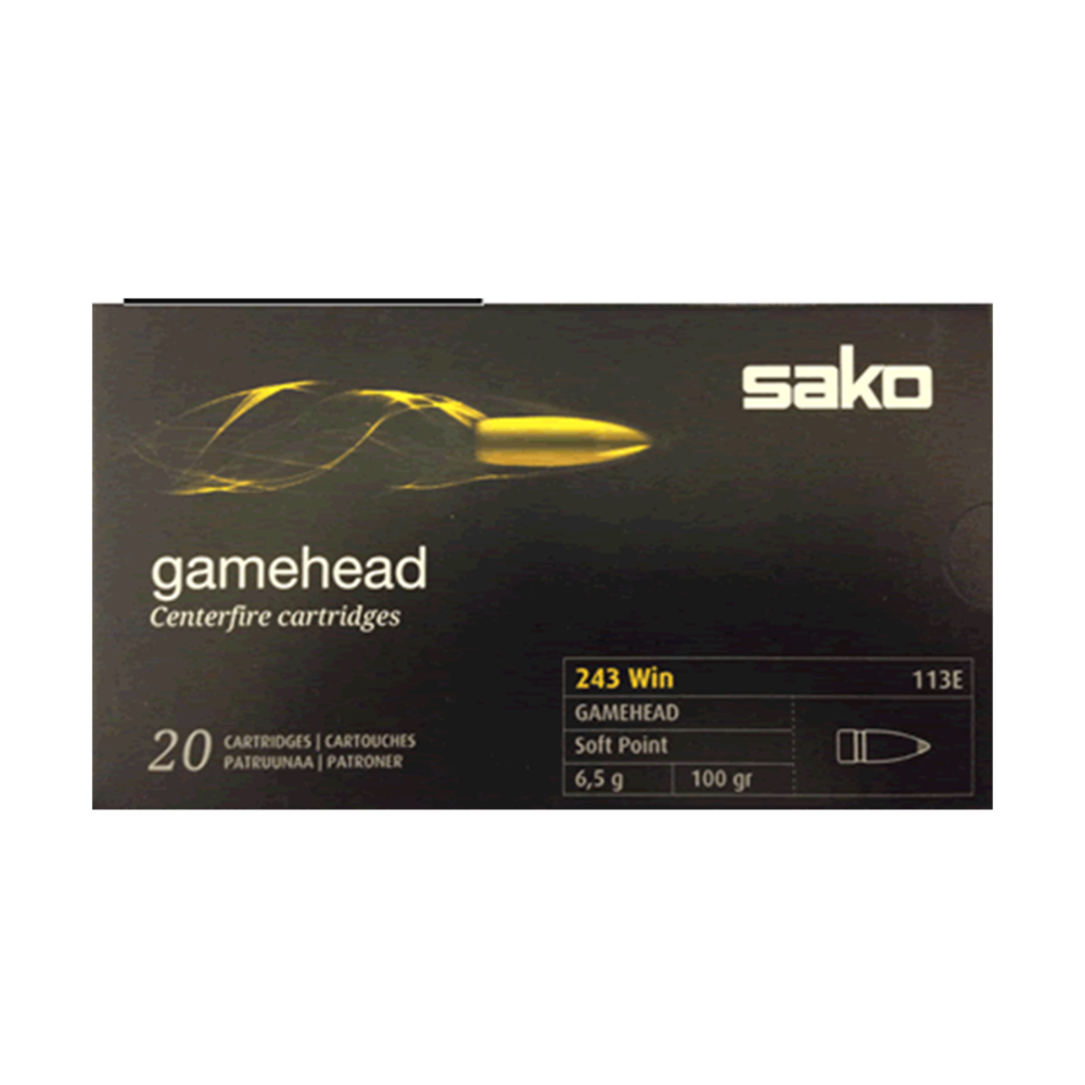 Sako .243 Gamehead 113E SP 100Gr - featured image