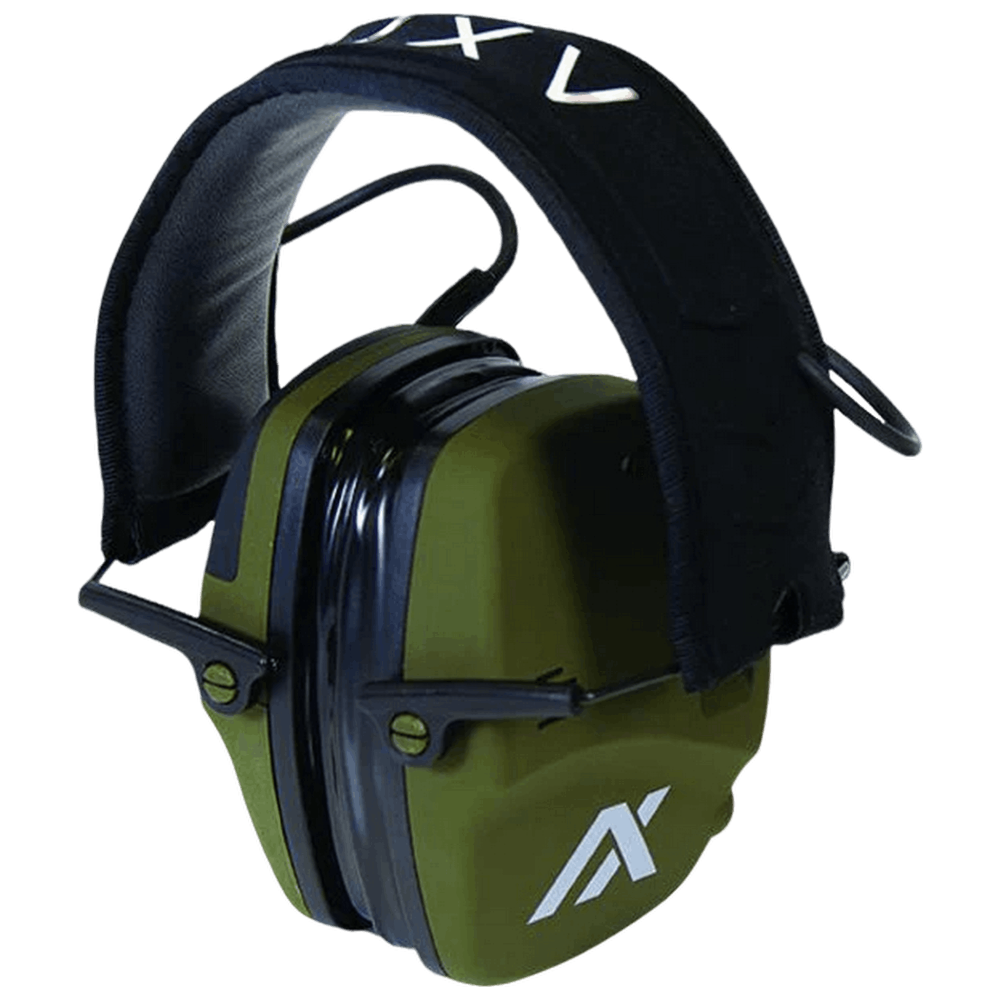 Axil Trackr Electronic Ear Defenders Green - featured image