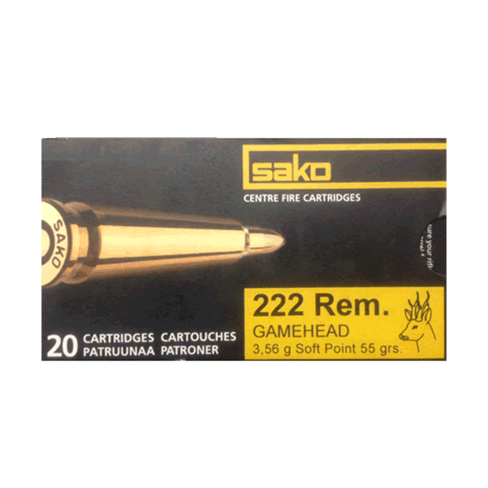 Sako .222 Gamehead 110G SP 55Gr - featured image