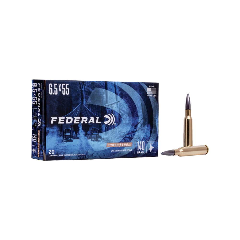 Federal Power Shok 6.5X55 140Gr Swedish Mauser - featured image