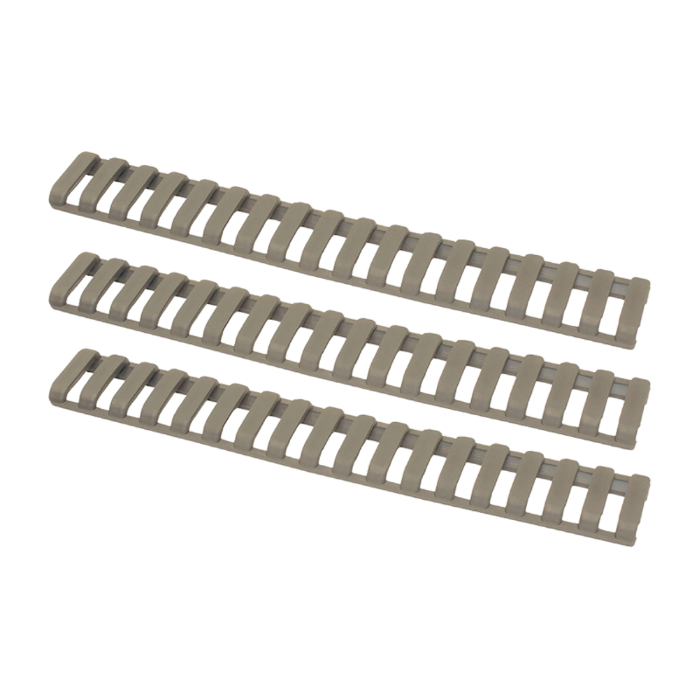 Ergo 18 Slot Low Profile Ladder Rail Cover (3 Pack) Dark Earth - featured image