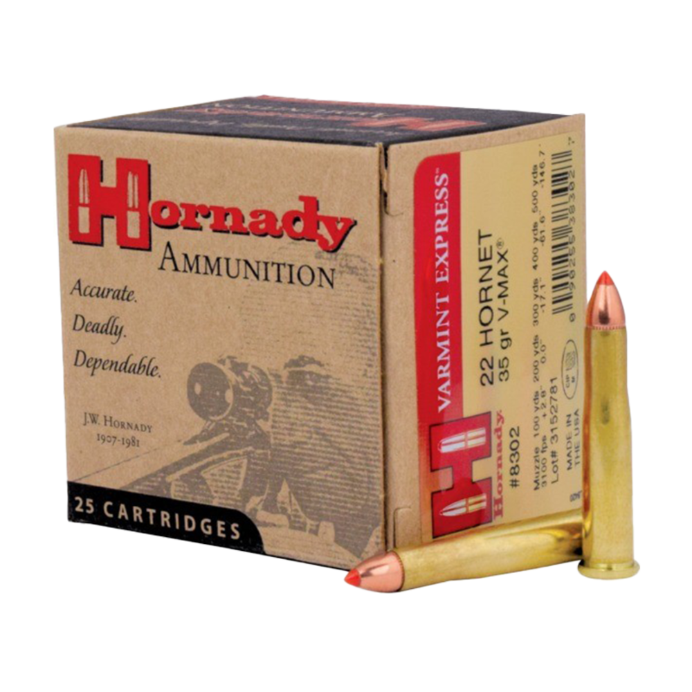 Hornady Varmint Express 22 Hornet V Max 35Gr - featured image