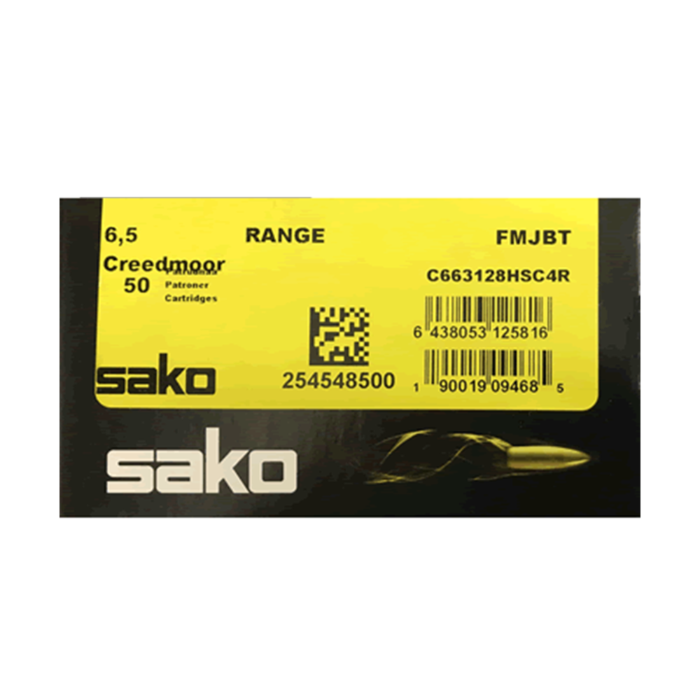Sako 6.5 Creedmoor 144Gr Range FMJBT 128H - featured image