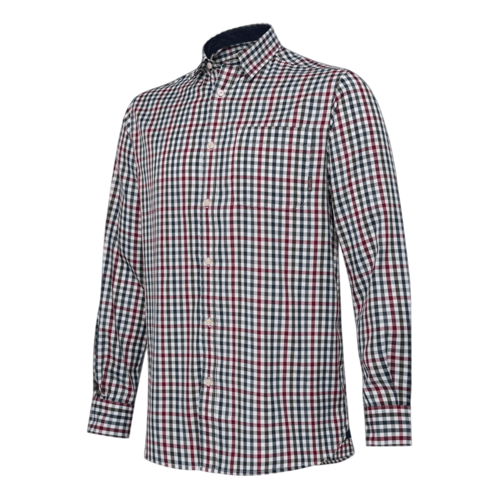 Beretta Ellis Long Sleeve Shirt White/Bordeaux Large - featured image