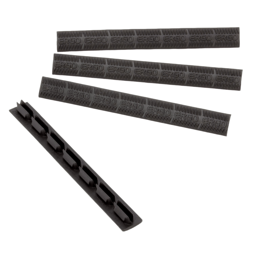 Ergo Modular Wedgelok Rail Covers KeyMod 7 slot (4 Pack) Black - featured image