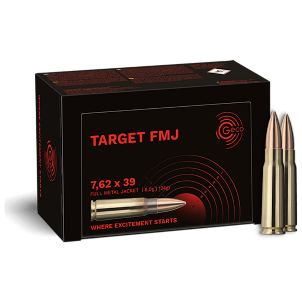 Geco Target 7.62x39 124gr FMJ - featured image
