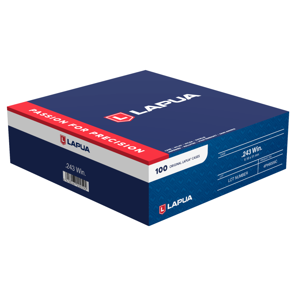Lapua Brass Reloading Cases .243 - featured image